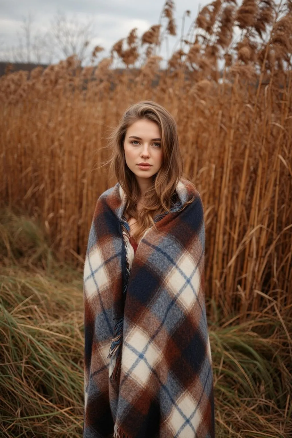 Red Top Field Portrait