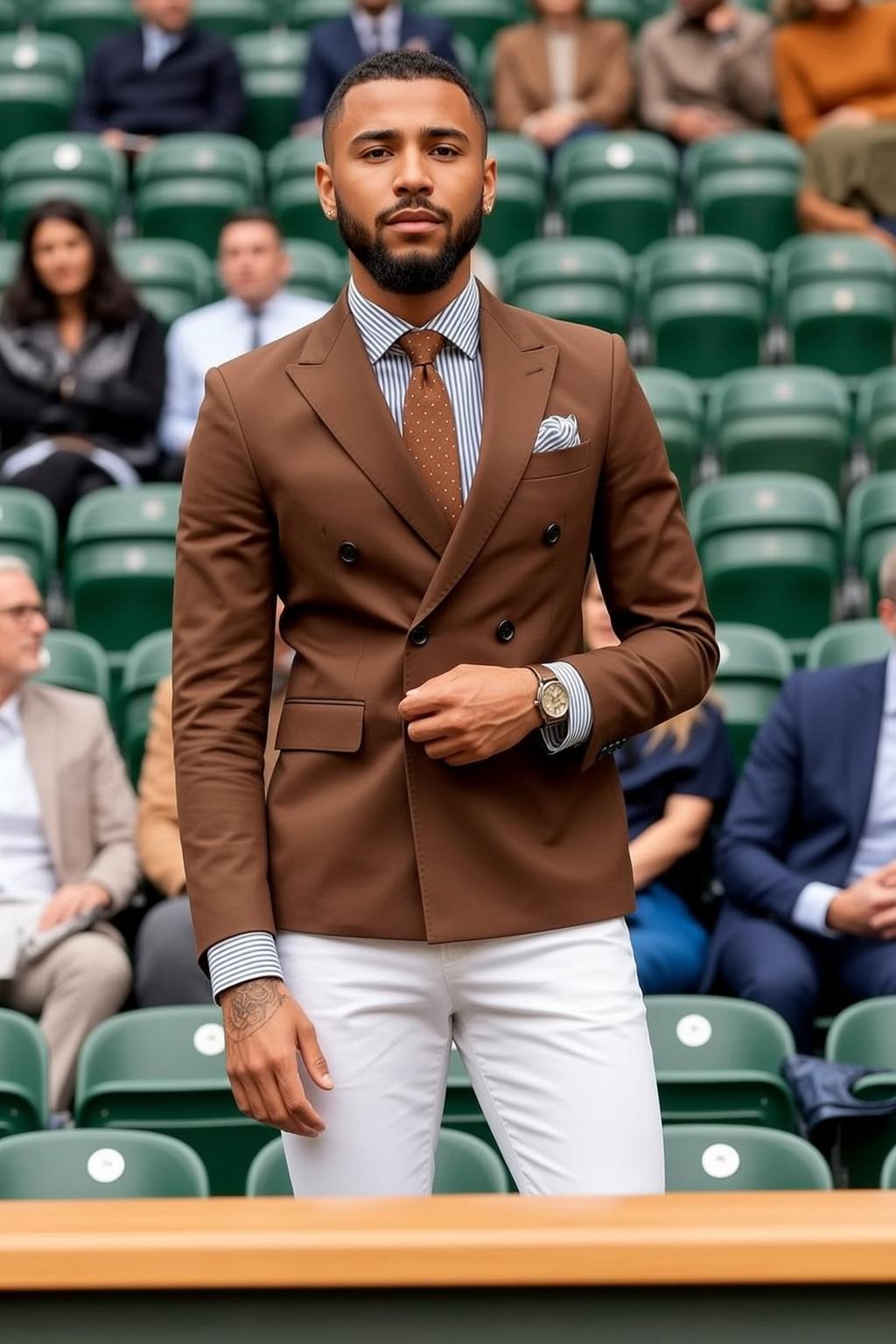 Beard Short Black Hair Medium Skin Tone
