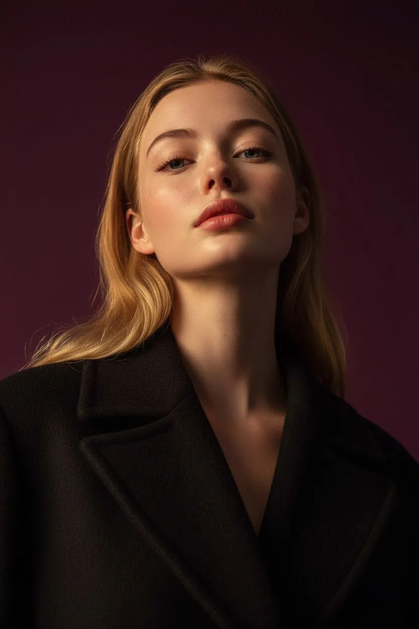 Purple Coat Power Portrait