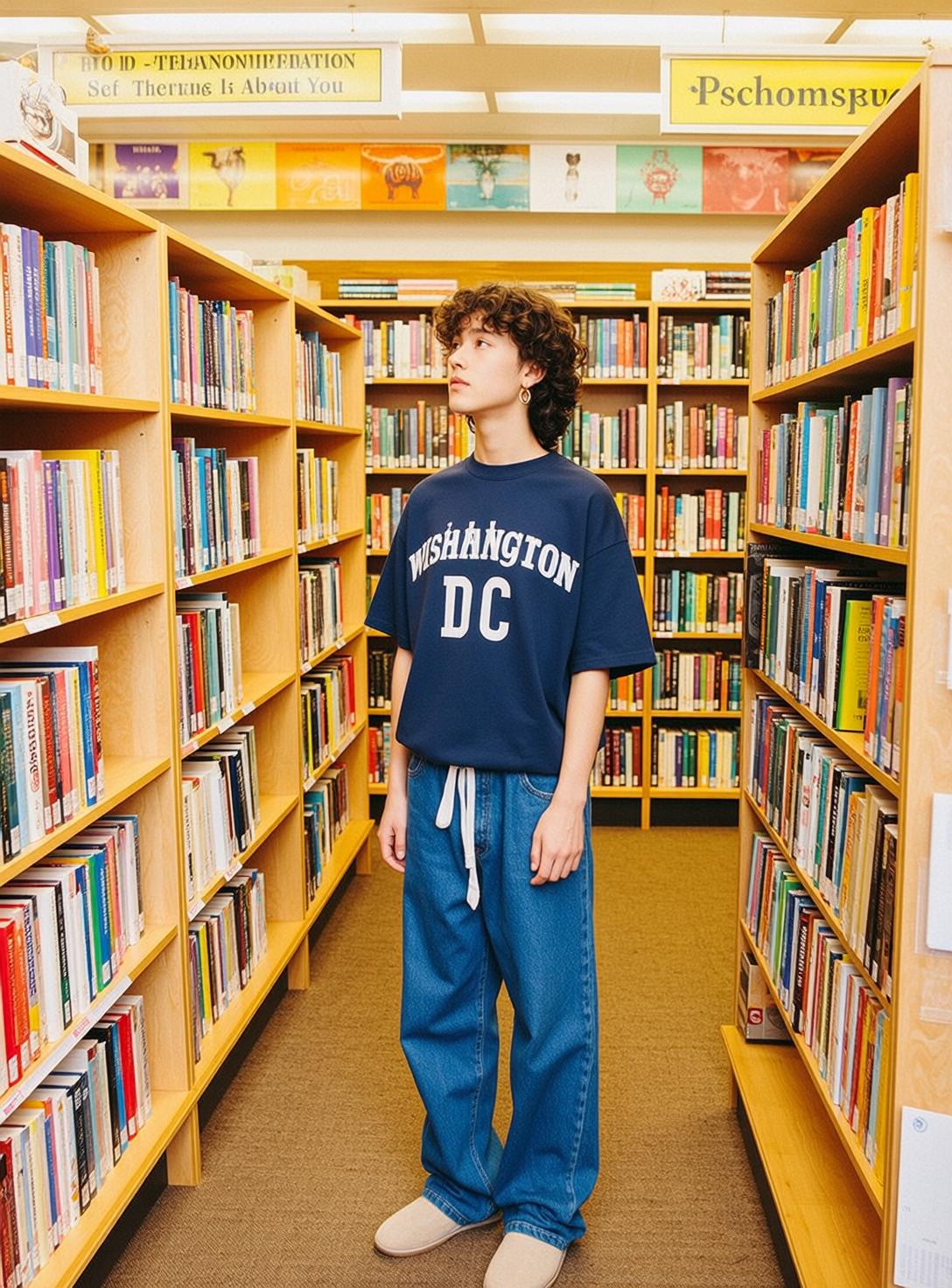 Library Aisle Graphic Tee