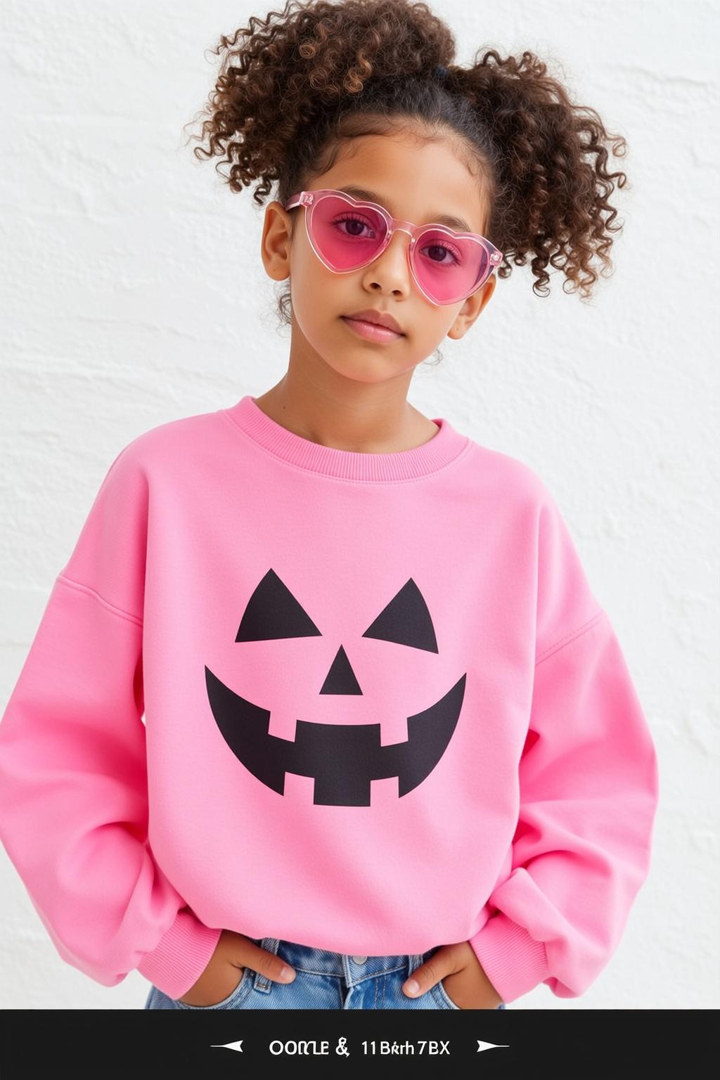 Pumpkin Sweatshirt Kids Costume