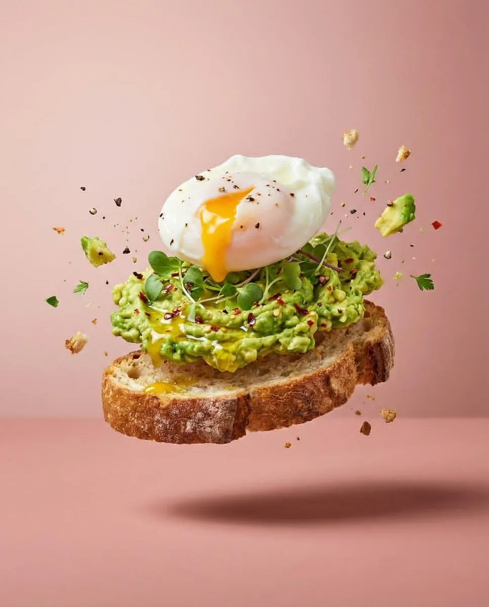 Deconstructed Food Levitation Studio Photography