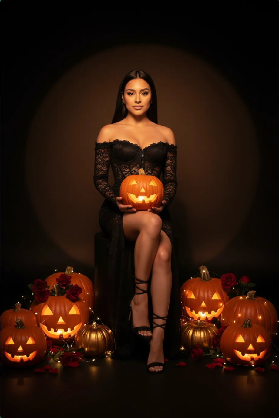Spooky Halloween Studio Portrait