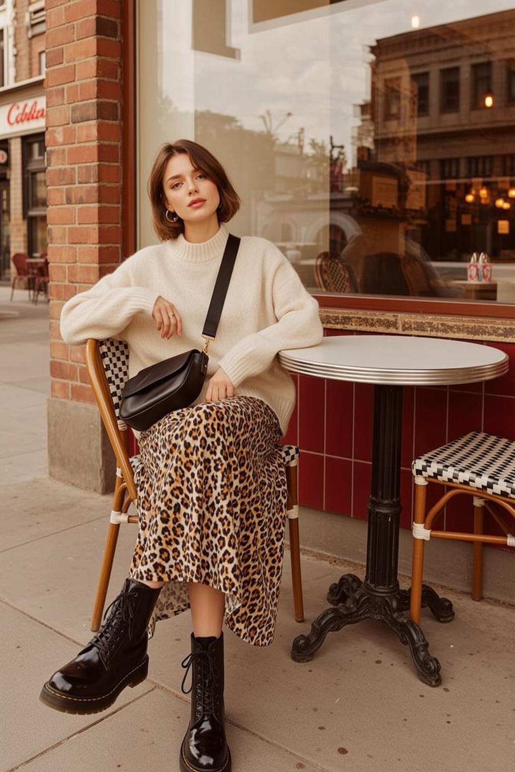 Autumn Young Short Brown Bob Fair Cream-colored