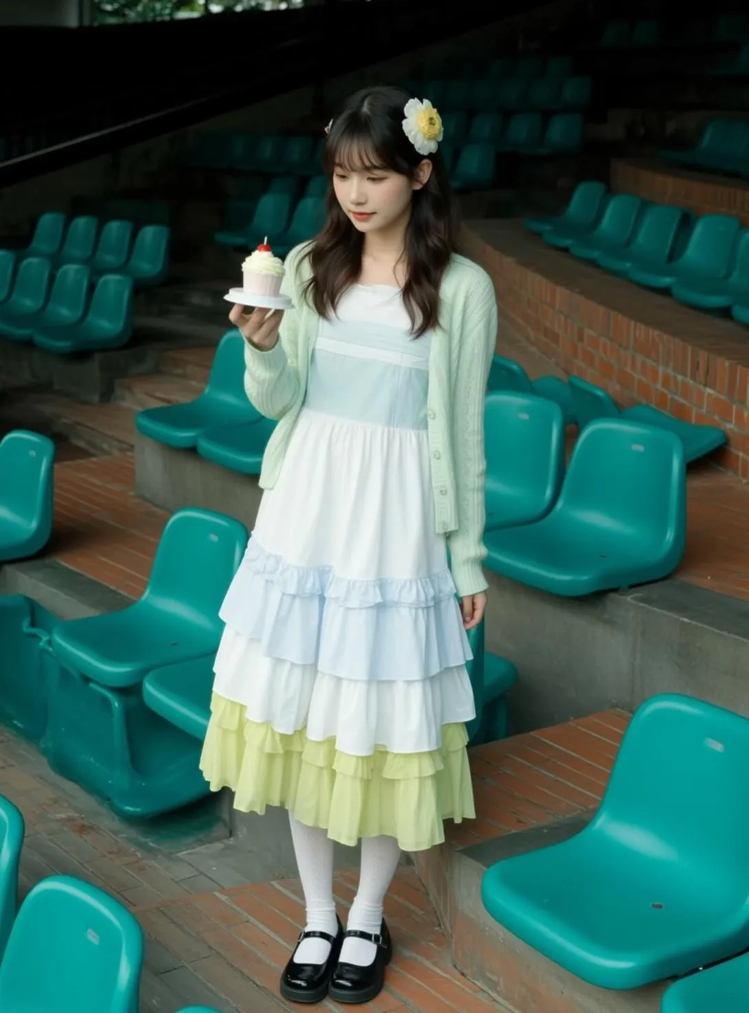 Cupcake by Stadium Seats