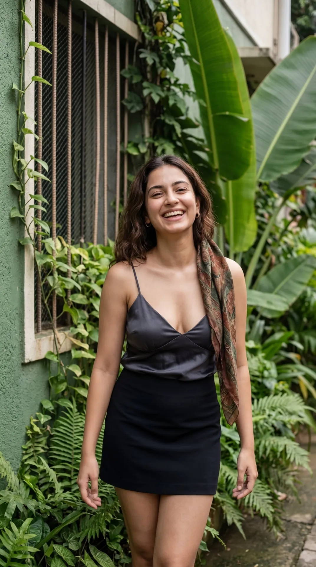 Earrings In Skirt Portrait