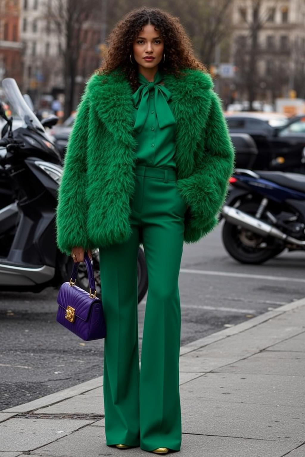 Fashion Week Curly Brown Hair Light Skin