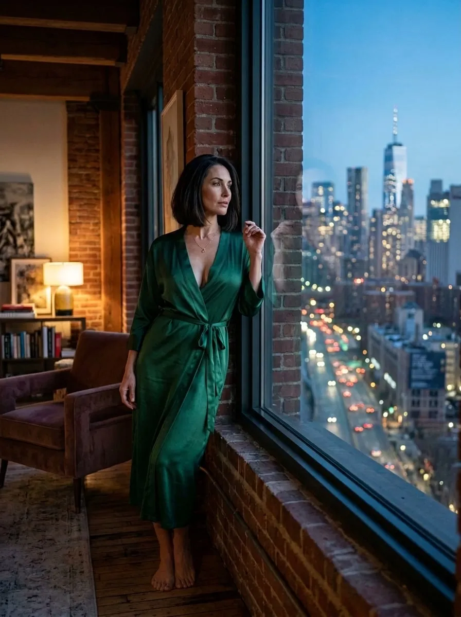 Luxury Loft Twilight New York City Skyline View