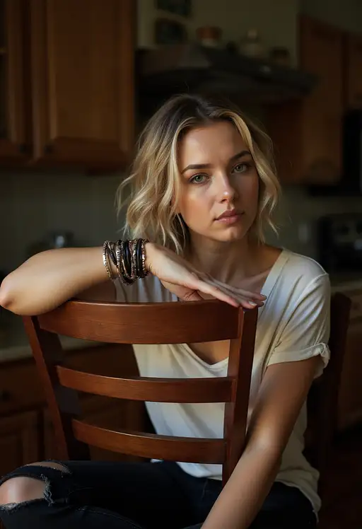 Confident Dim Light Portrait