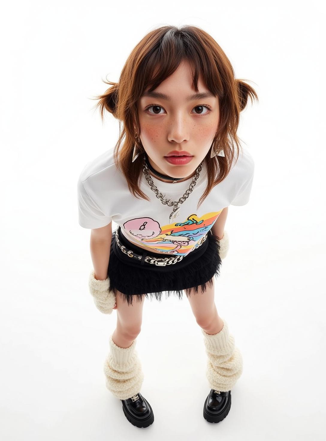 Cartoon Tee Furry Skirt Studio