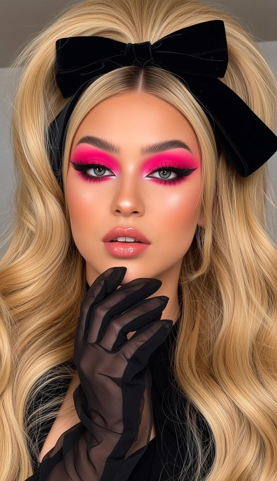 Makeup Photorealistic Young Fair Skin Styled Dramatic