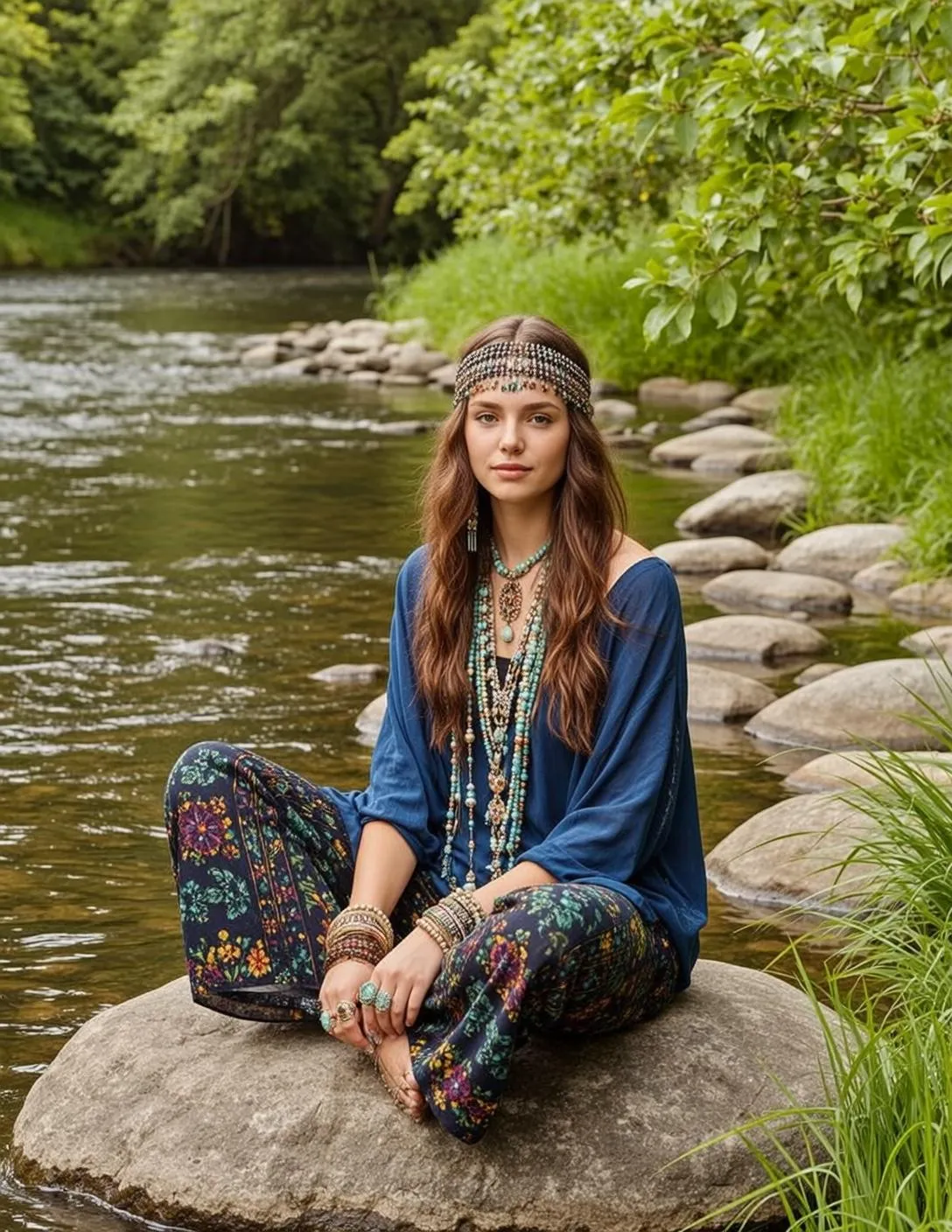 Necklace And Bracelets And Rings In Riverside