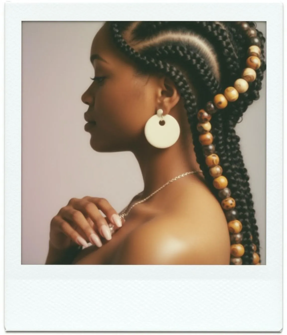 Necklace In Studio Portrait