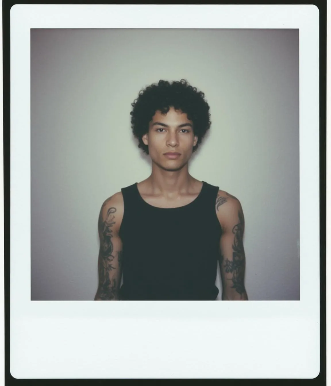 Black Tank Studio Portrait