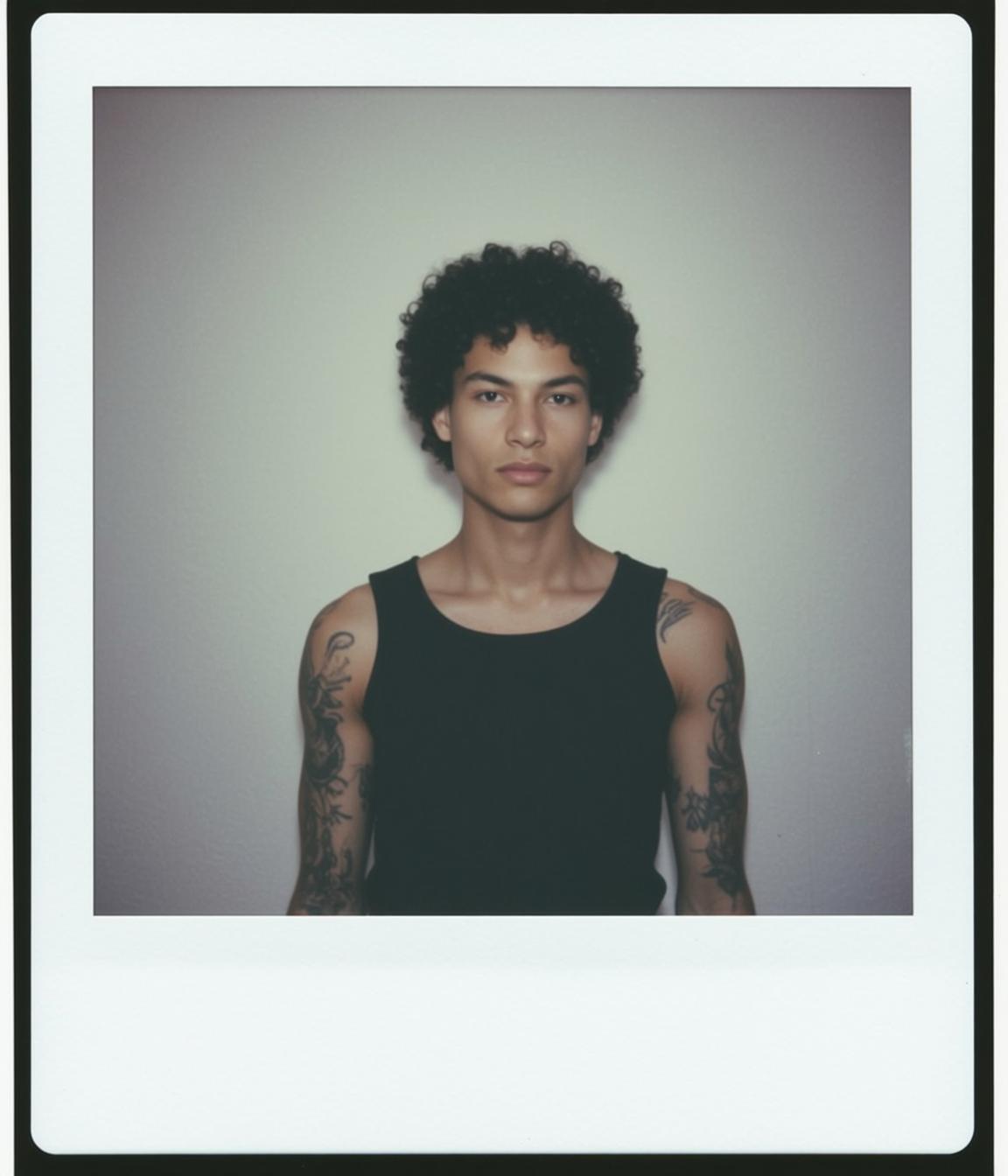 Black Tank Studio Portrait