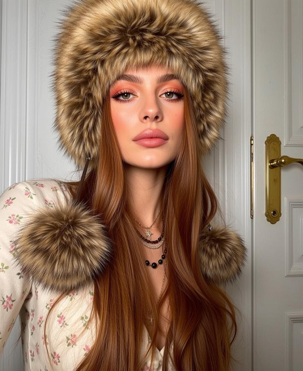 Makeup Facing Directly Slight Head Tilt Her