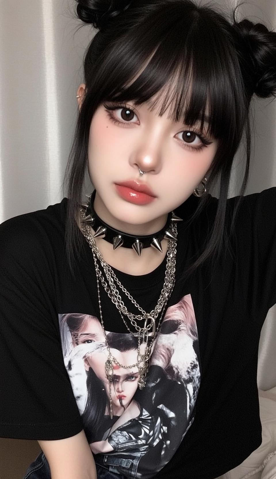 Double Bun Graphic Tee