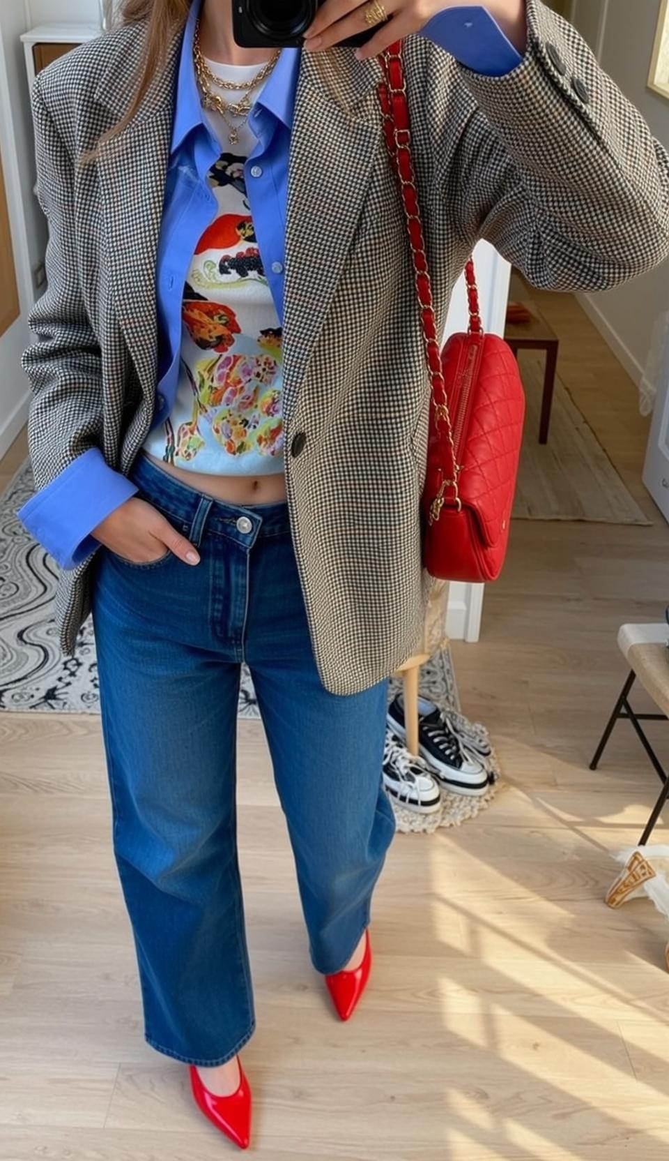 Casual Long Brown Hair Fair Skin Blue