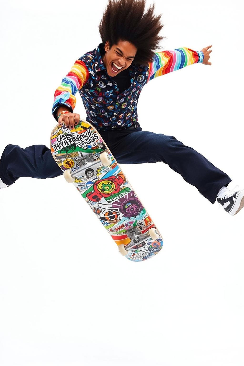 Jumping With Skateboard Studio