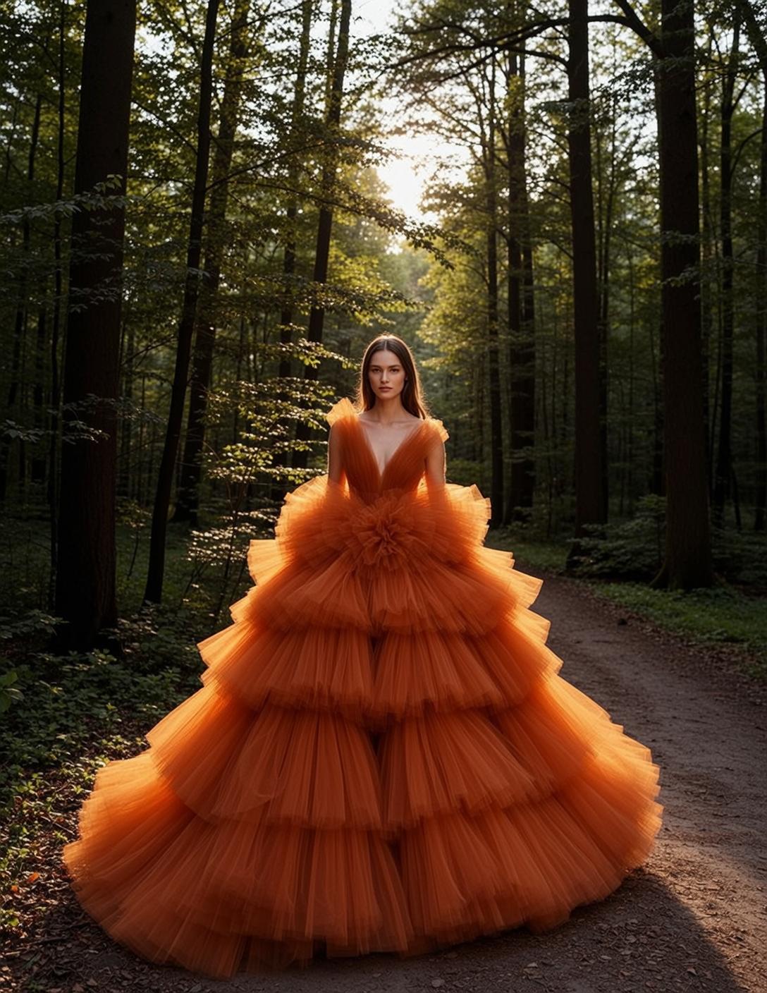 Coquettecore Stands Facing Forward Dirt Path Dense