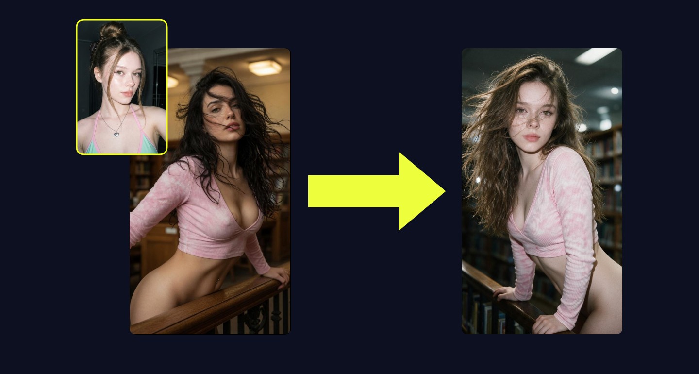 Mila remix walkthrough for Leaning Over Library Banister Windswept Hair