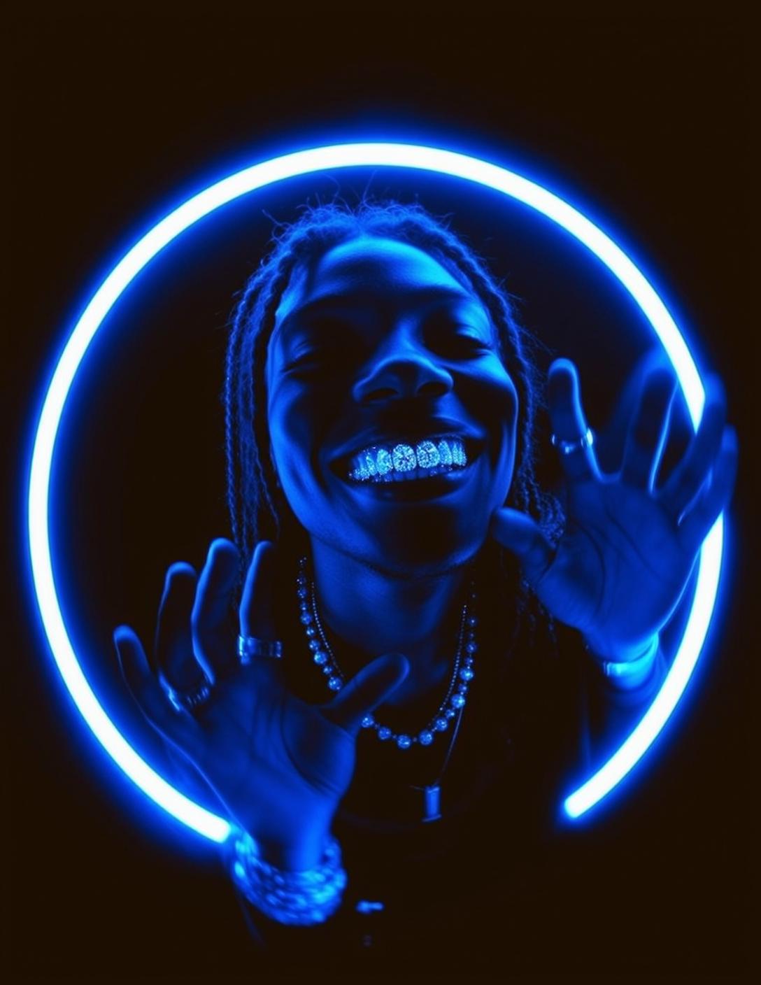 Fisheye Young Dreadlocks Dark Black Shirt Ring