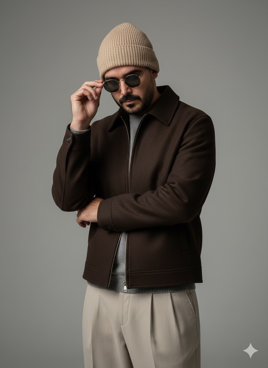 Men's autumnal elegant style
