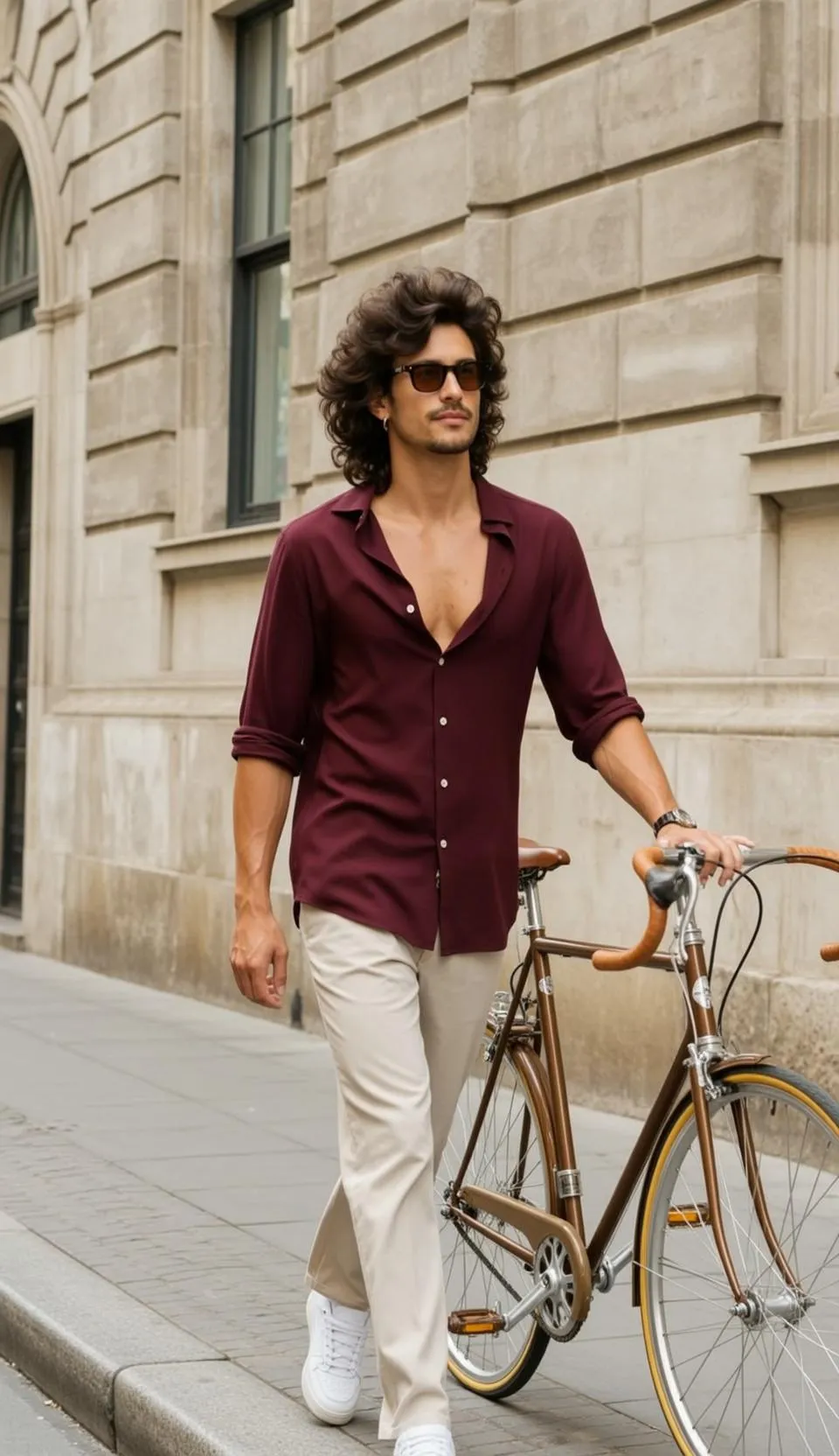 Sunglasses On A City Street