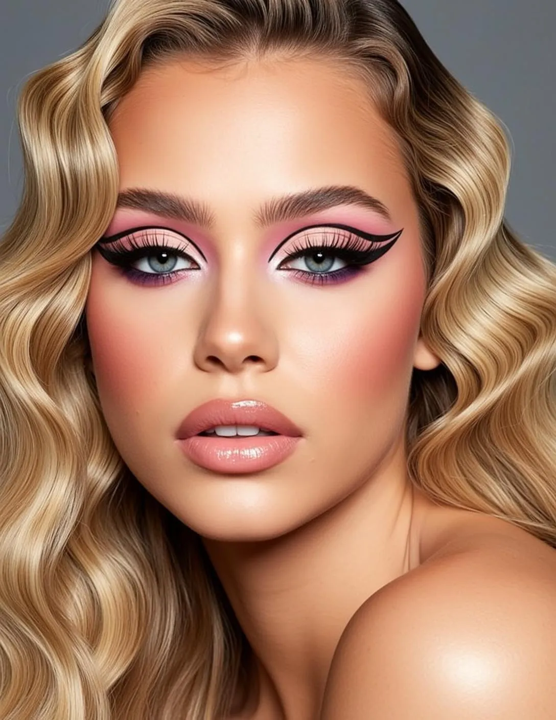 Makeup And Lash Extensions In Fashion Portrait