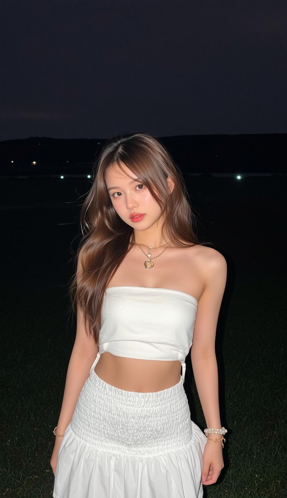 White Tube Top Pearl Bracelet
