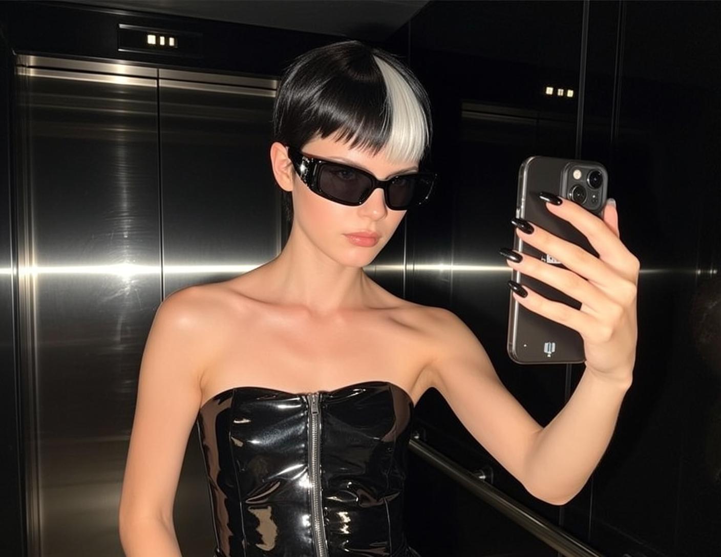 Explore Positioned Medium Holding Smartphone Her Right