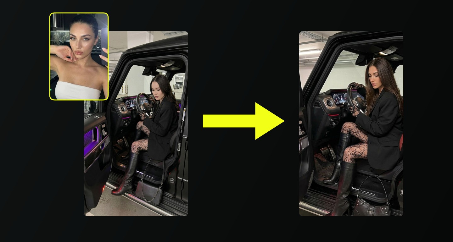 Lily remix walkthrough for Girl In G Class Driver Seat Purple Red Lighting