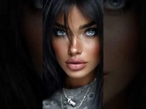 Piercings And Necklace In Beauty Closeup