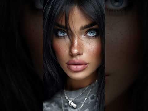 Dark Hair Light Eyes Sun Kissed Freckles Dramatic Lighting