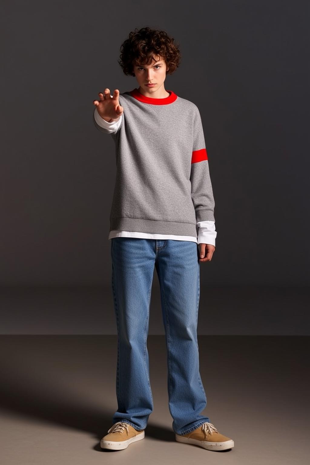 Grey Sweatshirt Studio Reach