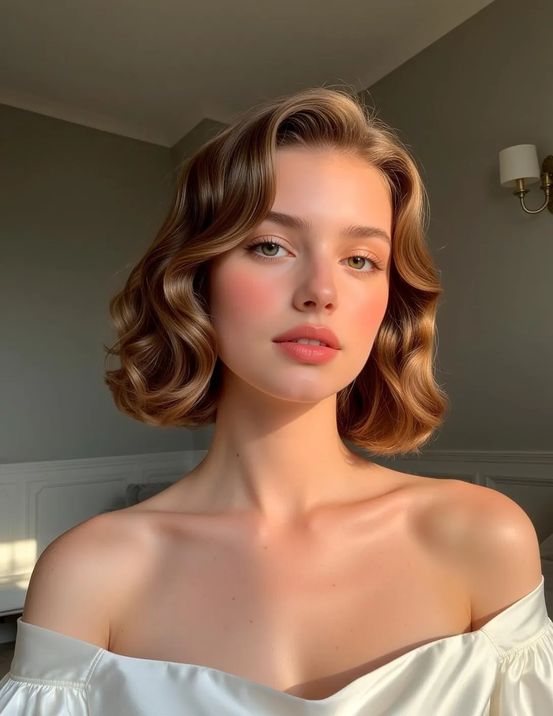 Bedroom Golden Hour Cinematic Vintage