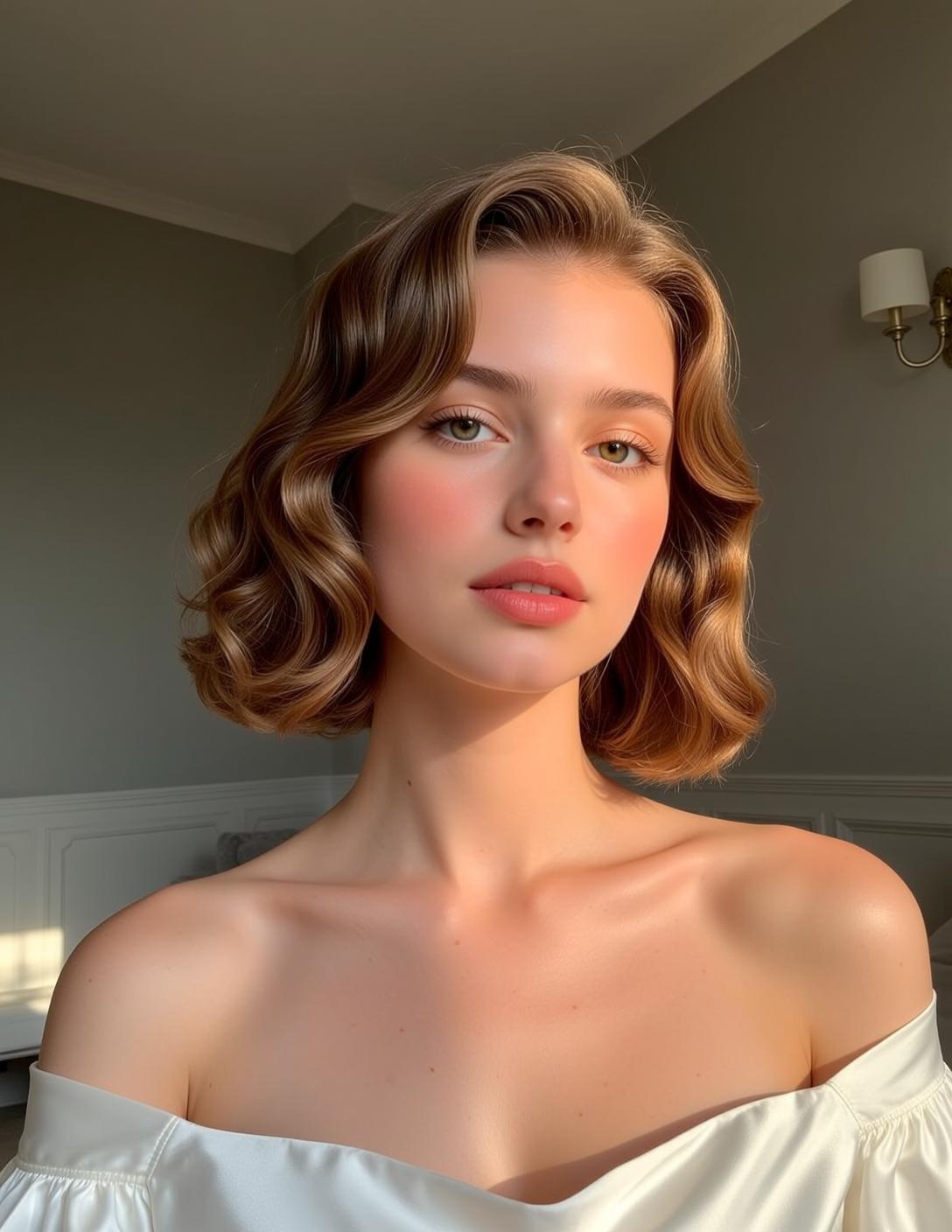 Bedroom Golden Hour Cinematic Vintage