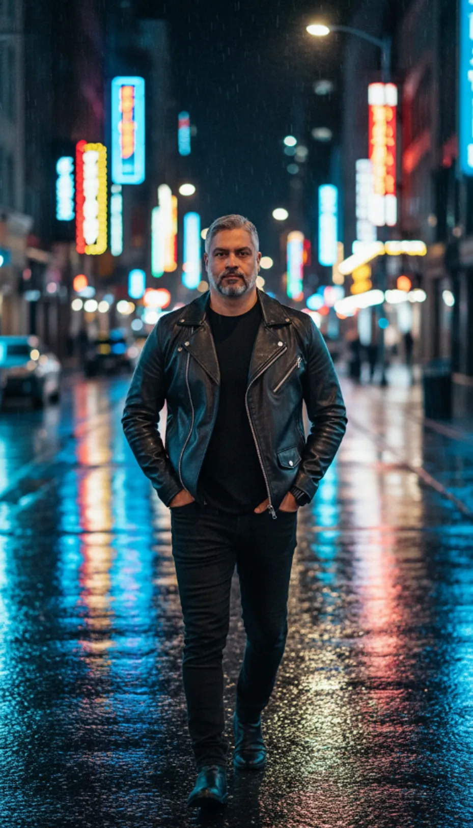 Walking on the street