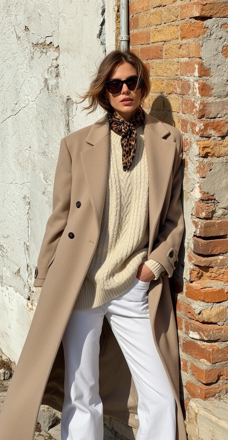 Cable Knit Brick Wall Look