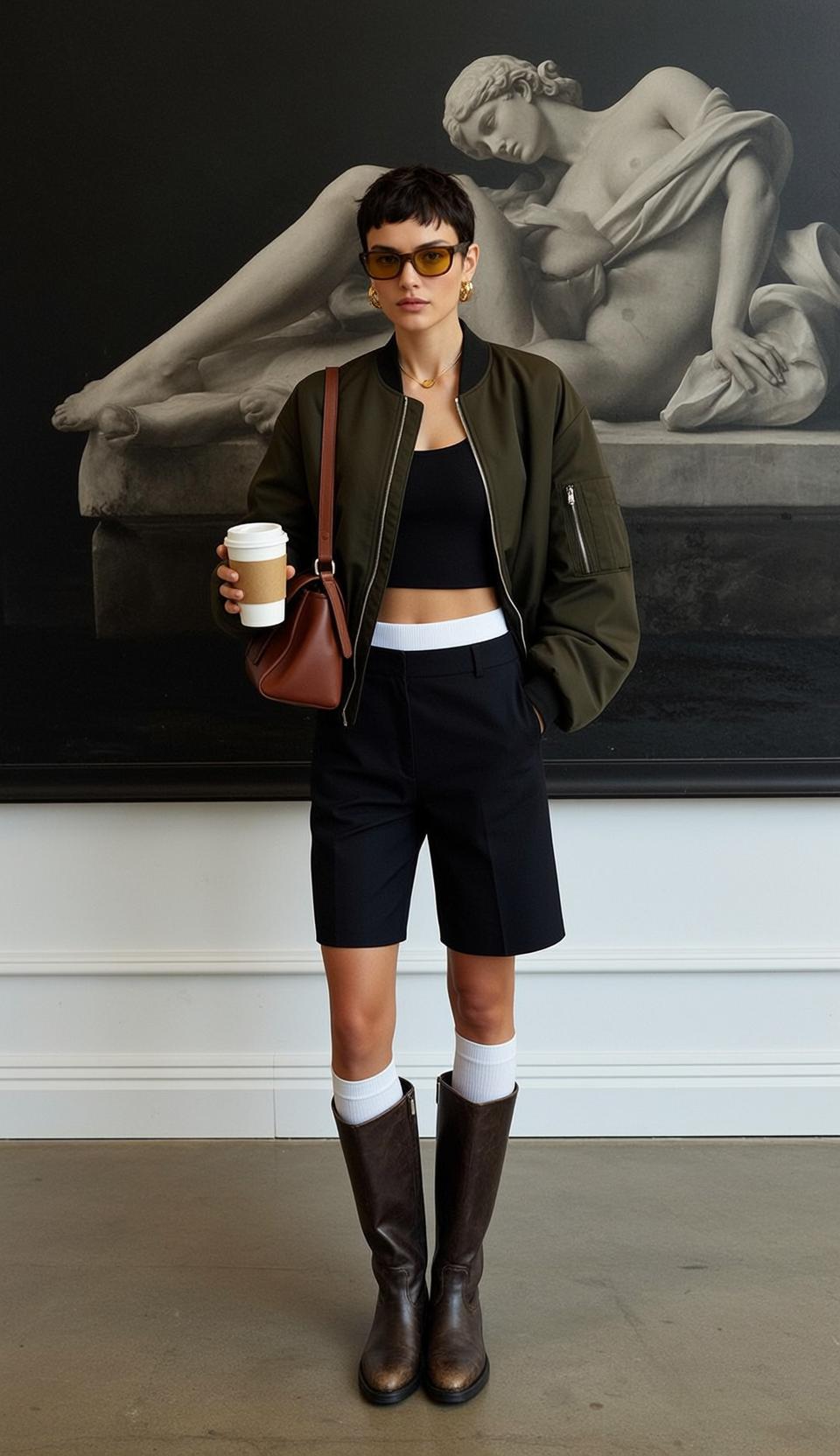 Casual Short Dark Messy Fair Black Crop