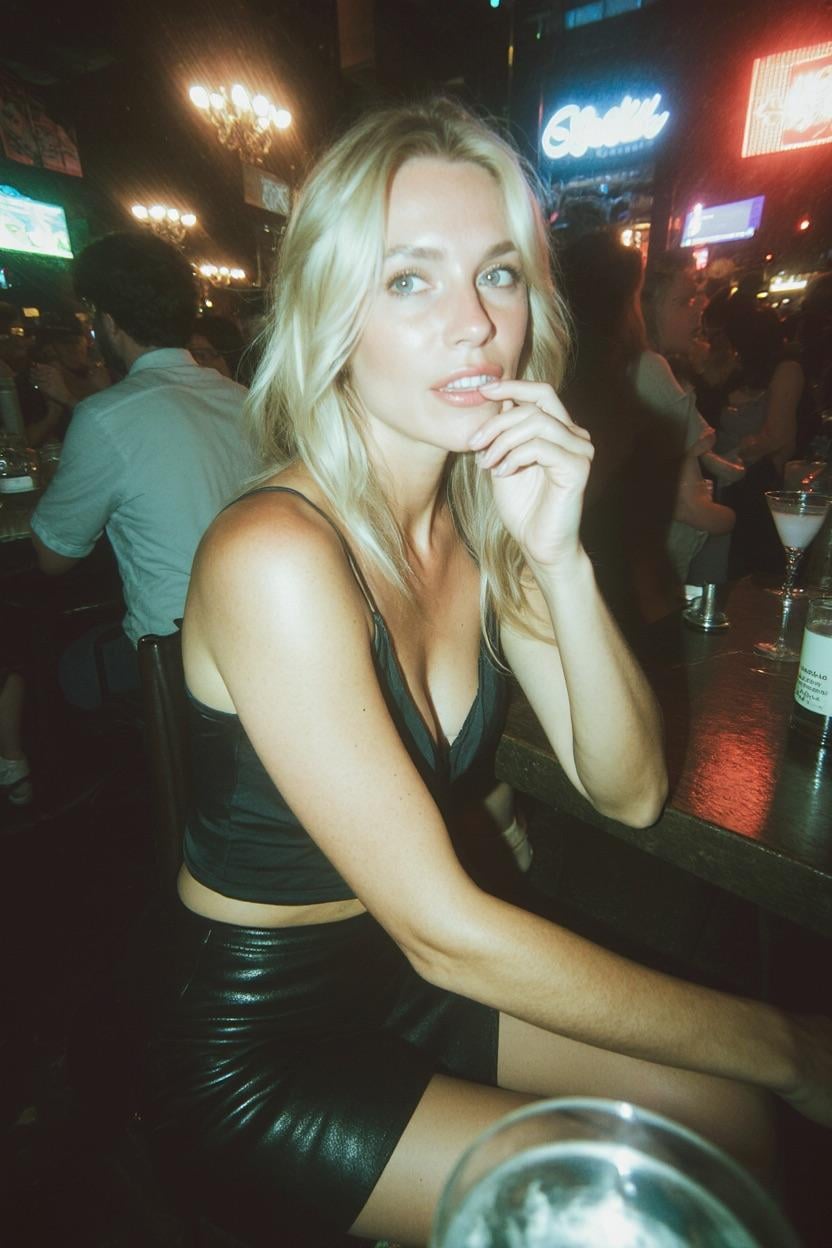 Bar Flash Photography Nightlife