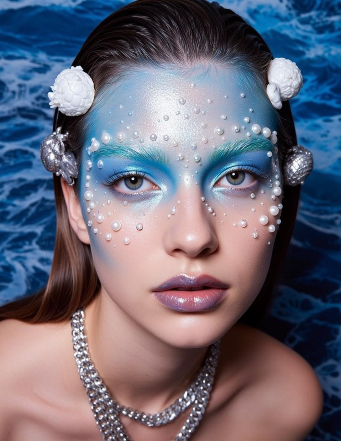 Halloween Makeup Young Dark Brown Wet Fair