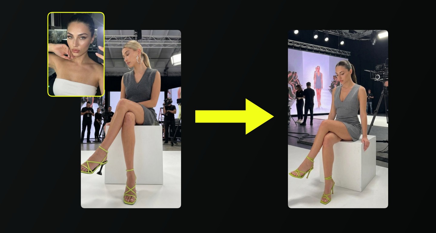 Lily remix walkthrough for Fashion Show Backstage Low Angle Strappy Heels