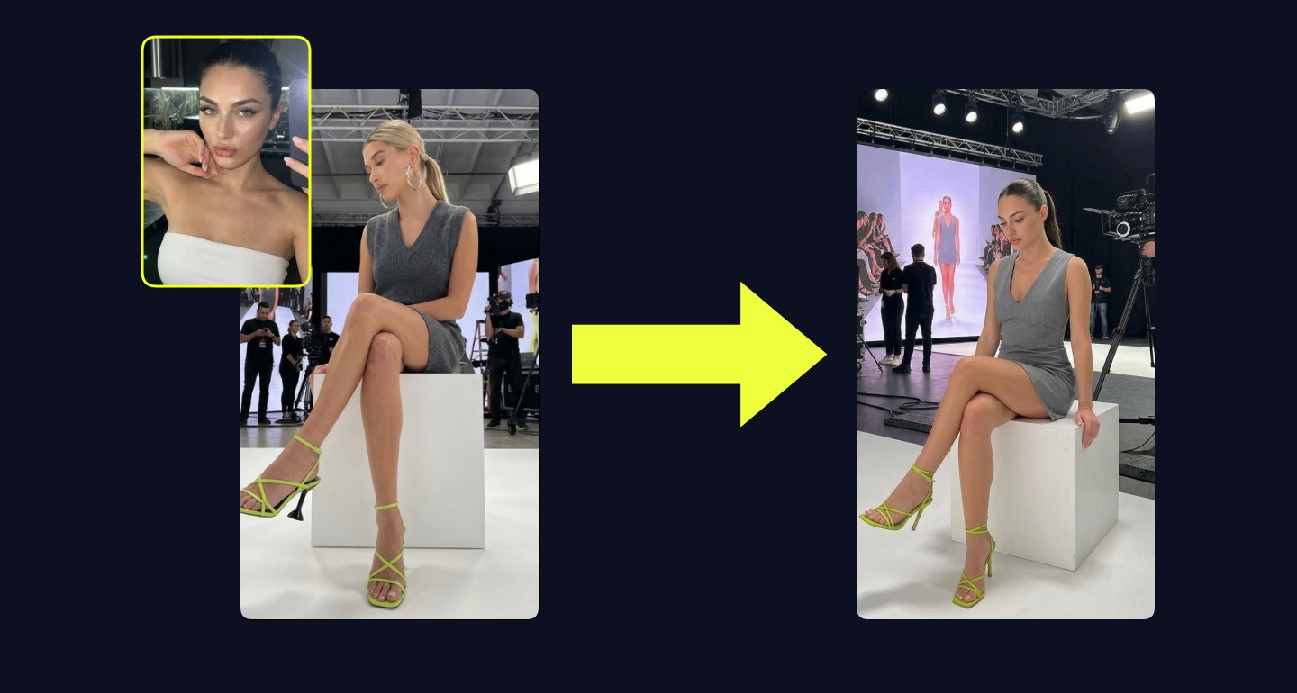 Lily remix walkthrough for Fashion Show Backstage Low Angle Strappy Heels