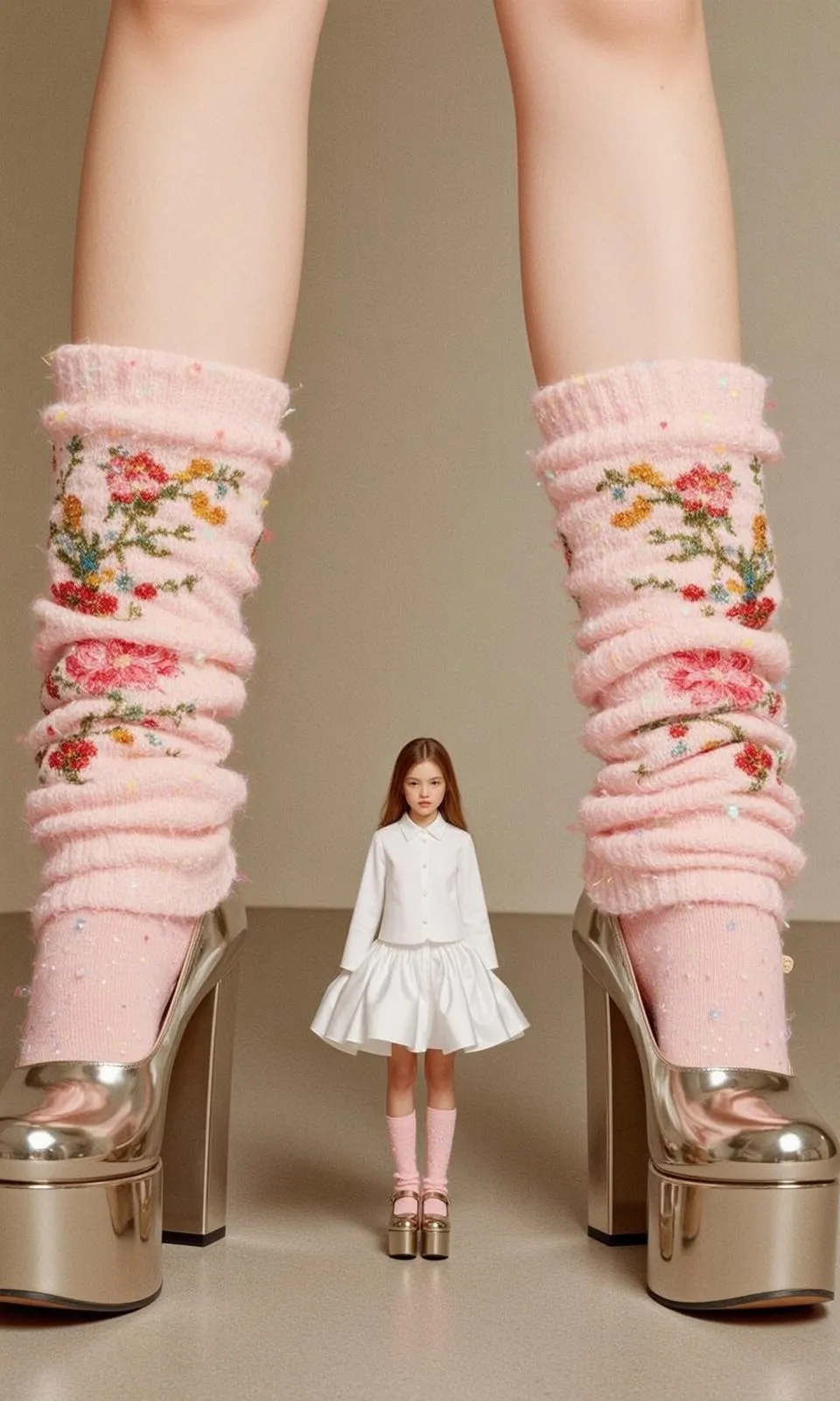 White Pleated Skirt Studio