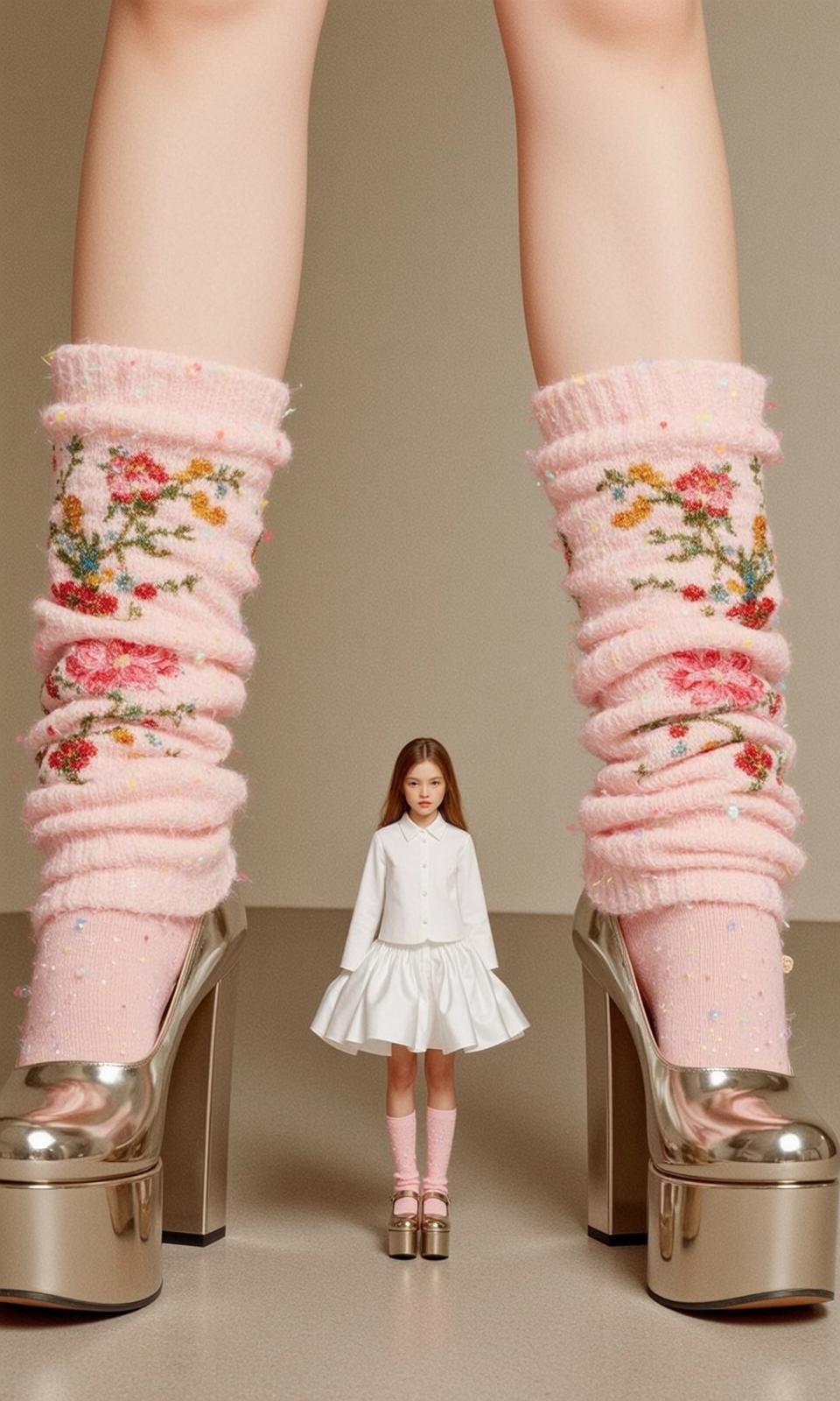 White Pleated Skirt Studio