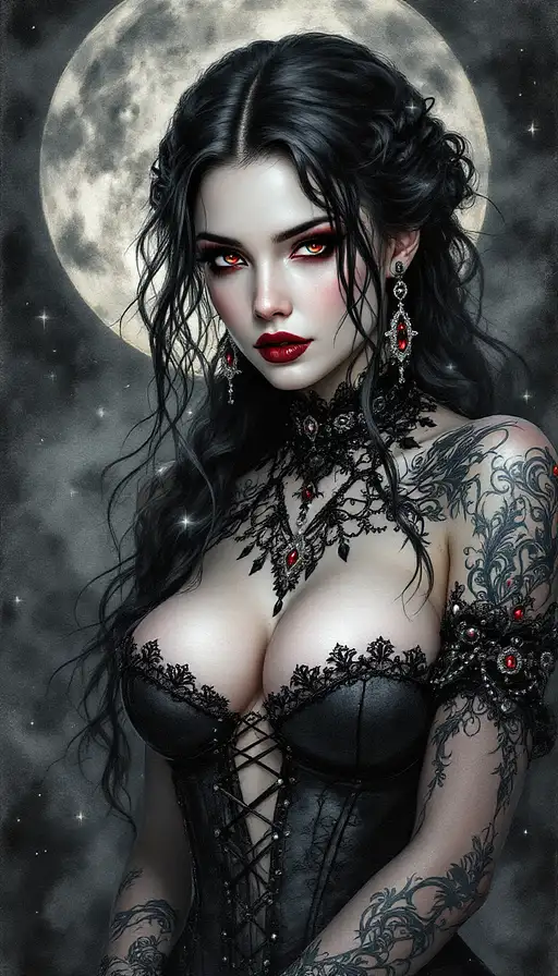 Mesmerizing Gothic Portrait