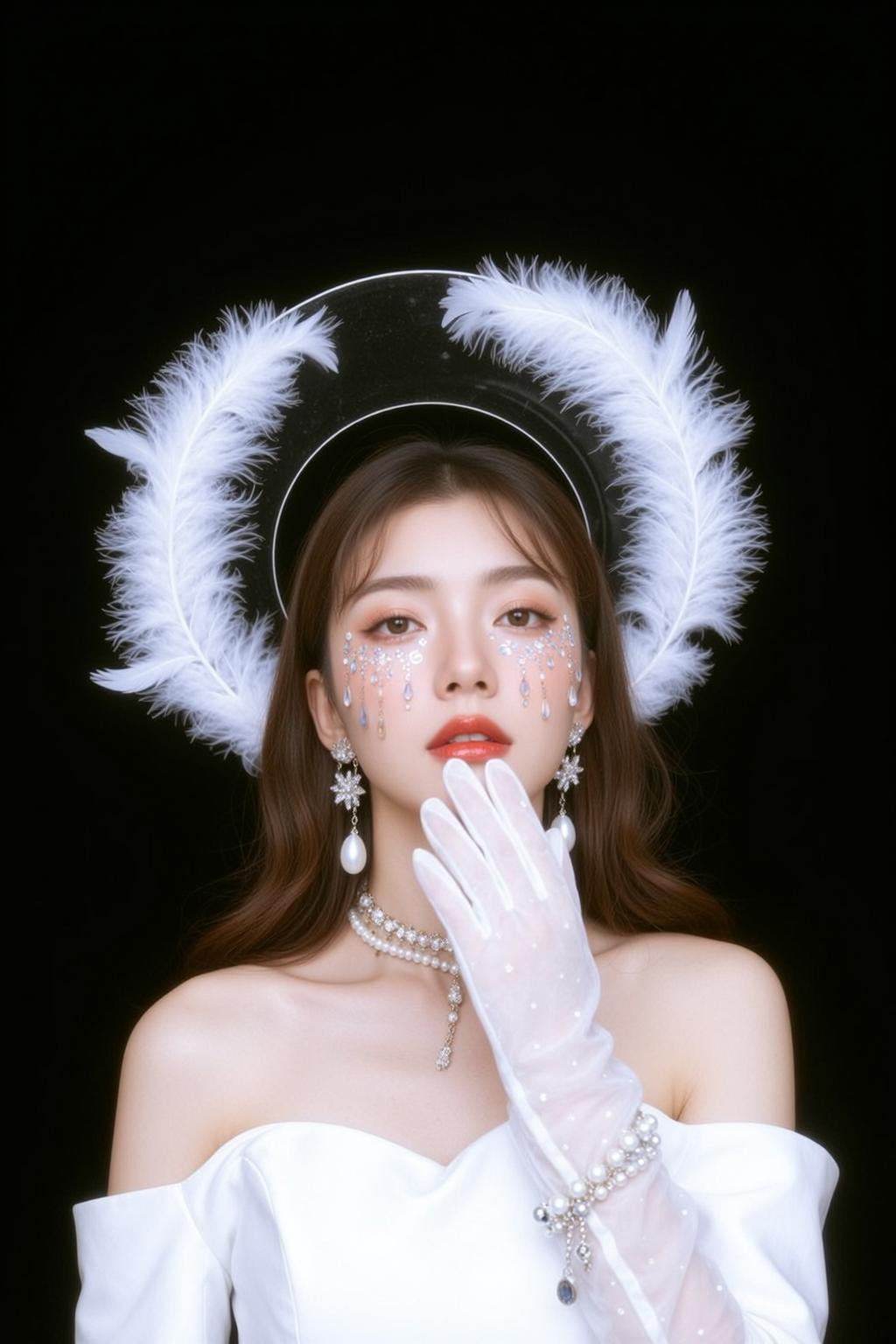 White Halo Studio Portrait