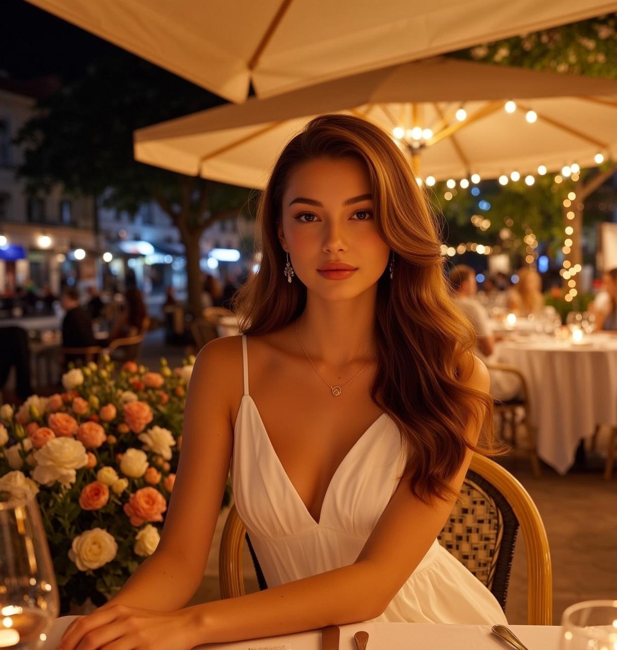 Outdoor Restaurant Direct Gaze