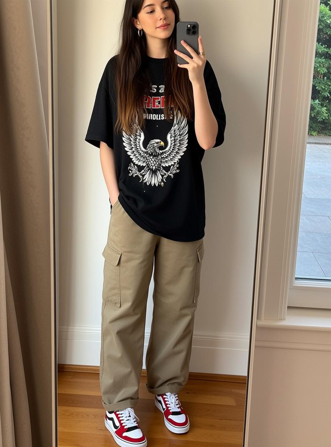 Eagle T Shirt By Window